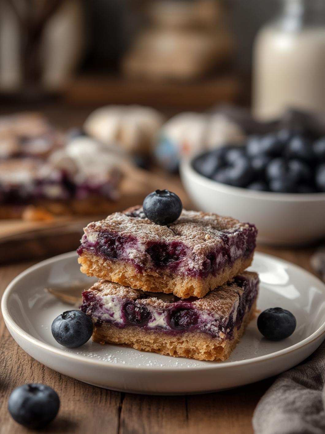 Blueberry Cream Cheese Bars