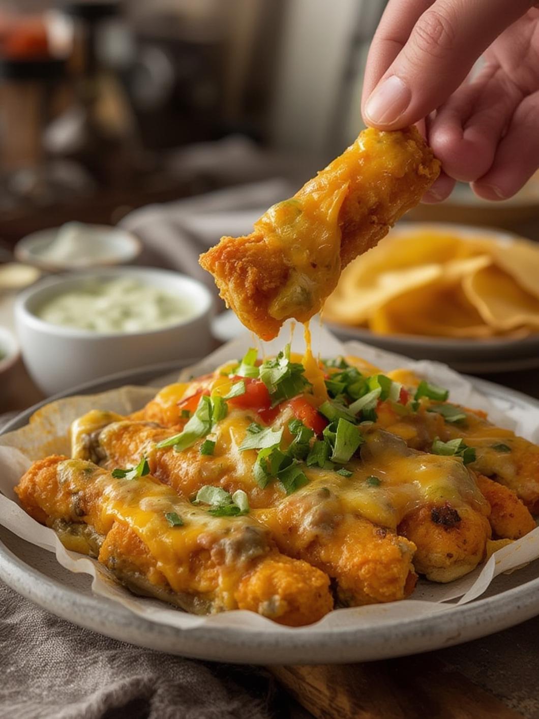 Cheesy Taco Sticks