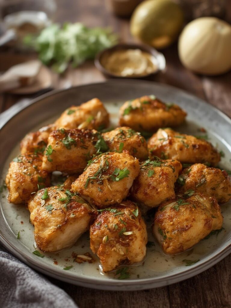 Garlic Butter Chicken Bites