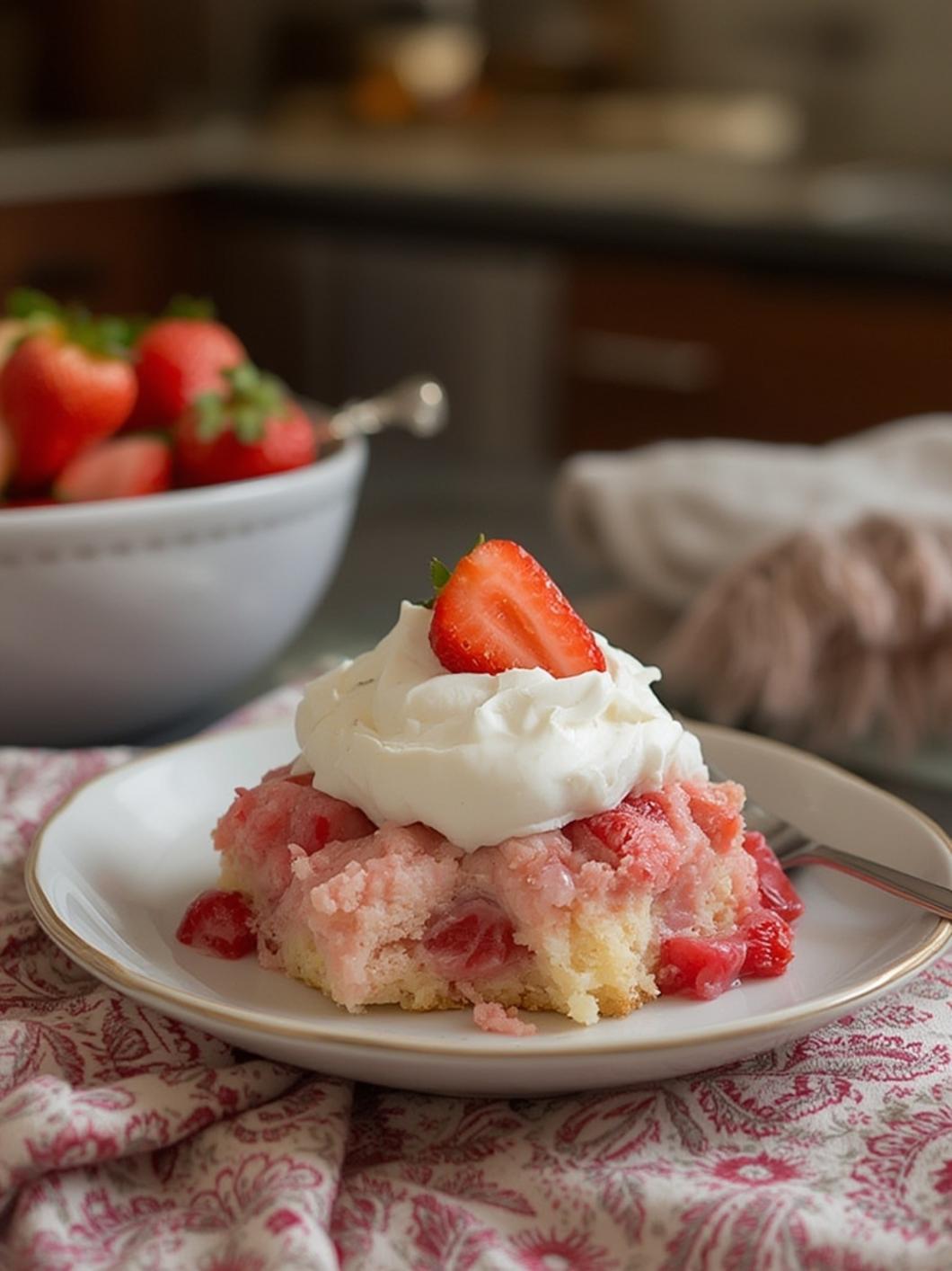 Strawberry Shortcake Dump Cake
