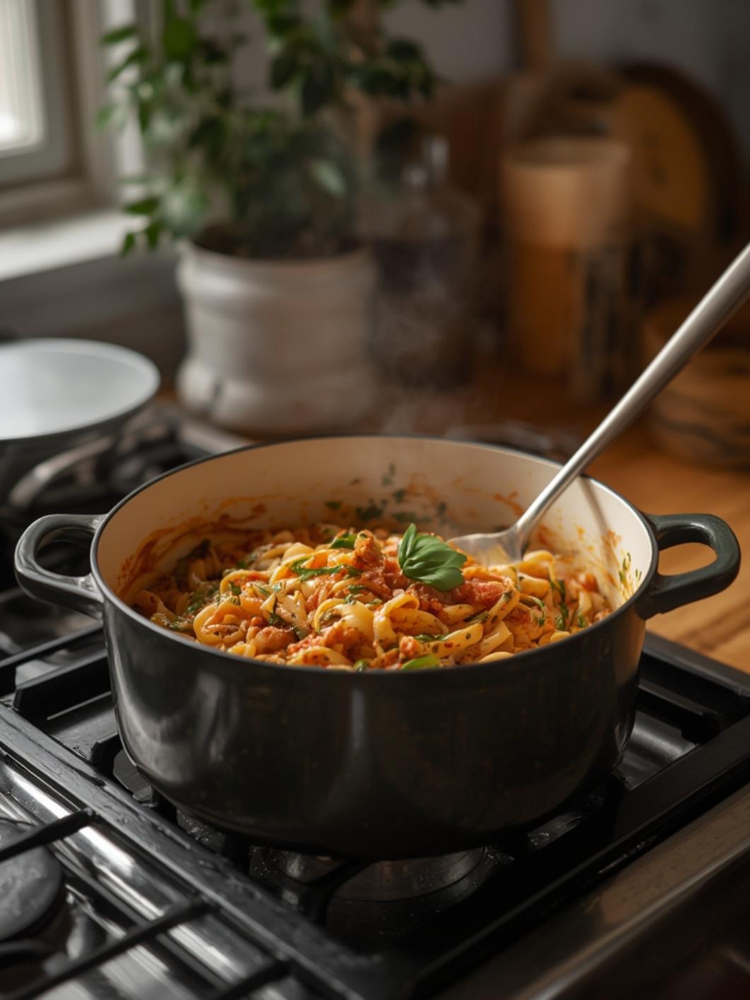 One Pot Pasta Cooking Timer