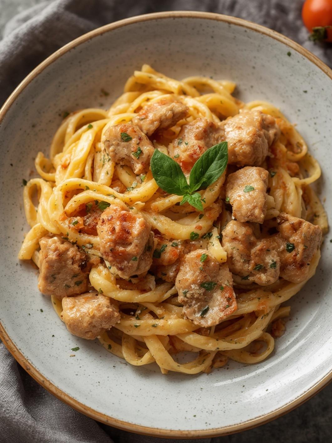 Avoiding overcooked chicken pasta