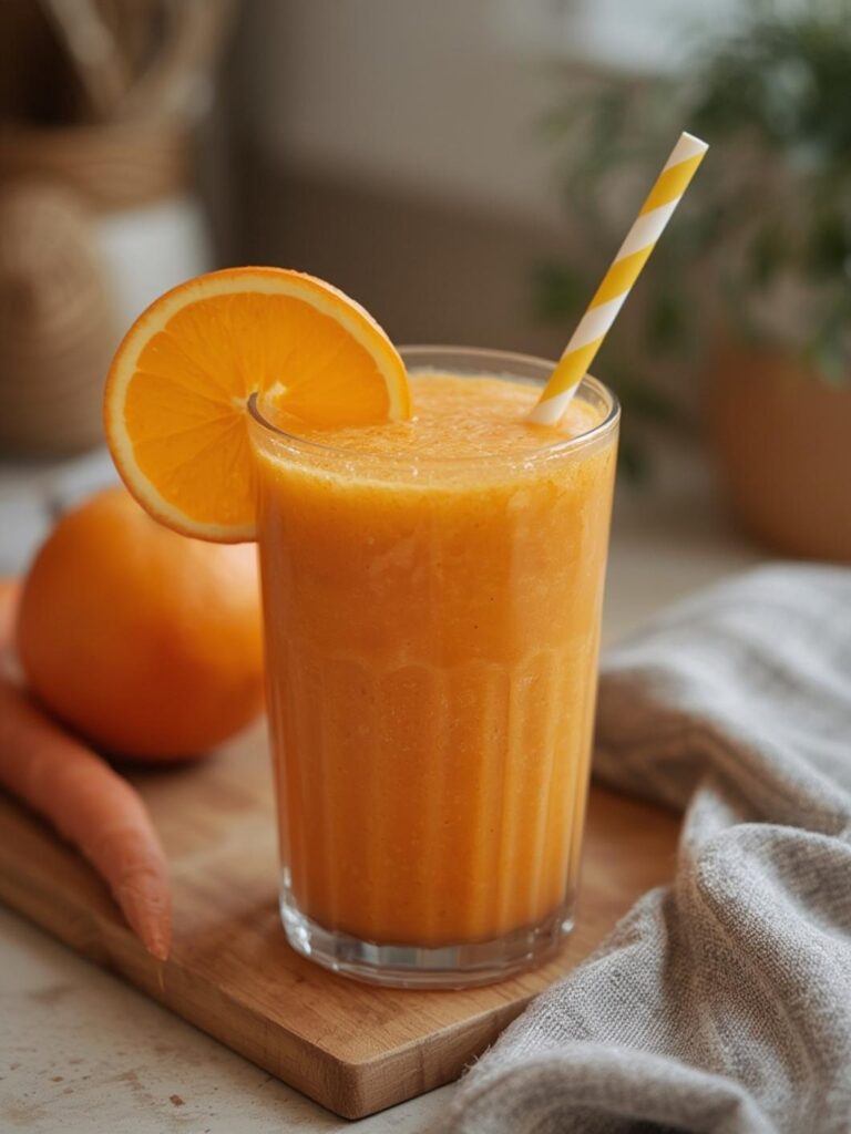 Carrot Orange Immune Boost Smoothie