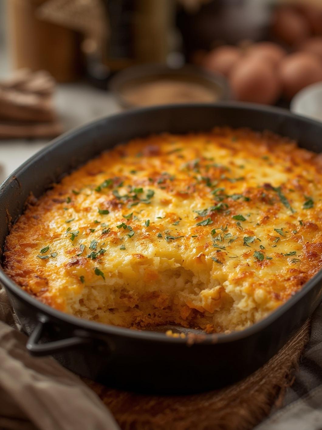 Cheesy Hashbrown Bake