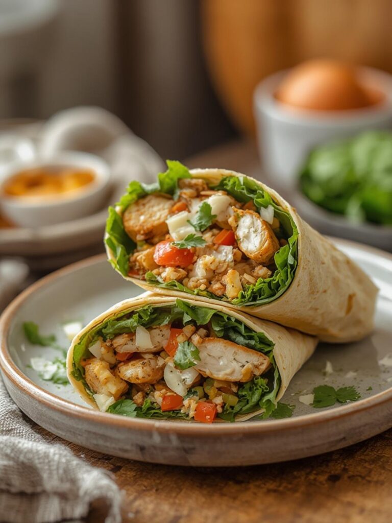 Chicken Caesar Wrap Hack