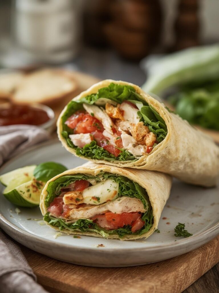 Chicken Caesar Wrap Hack