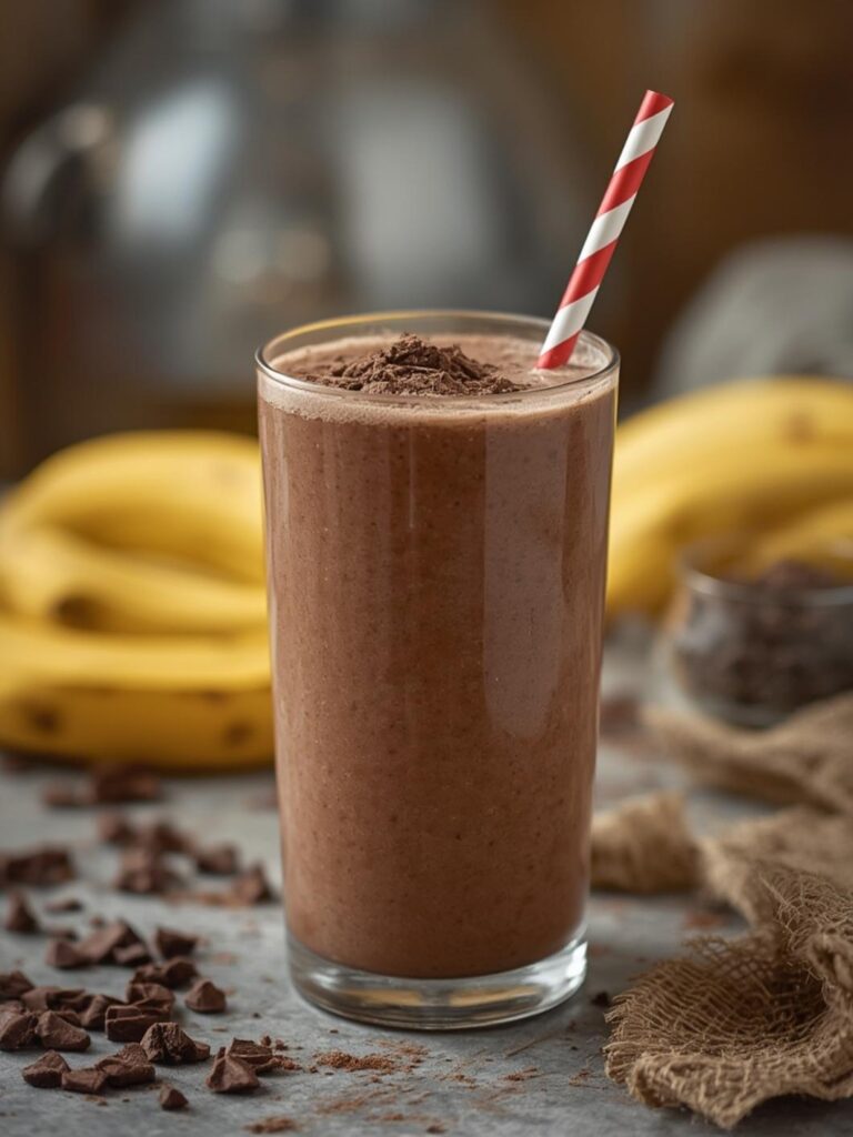 Chocolate Banana Muscle Smoothie