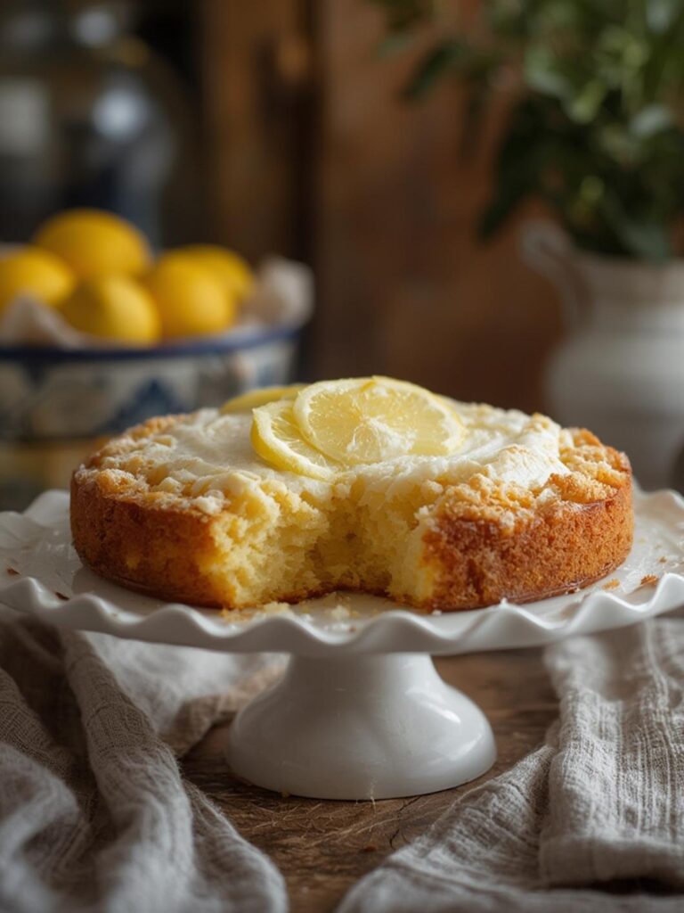 Lemon Dump Cake