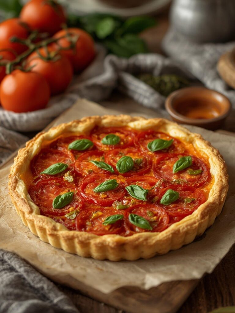 Puff Pastry Tomato Tart