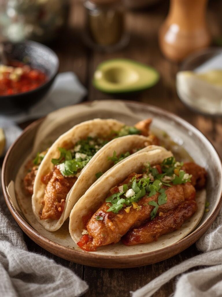 Smash Dumpling Tacos