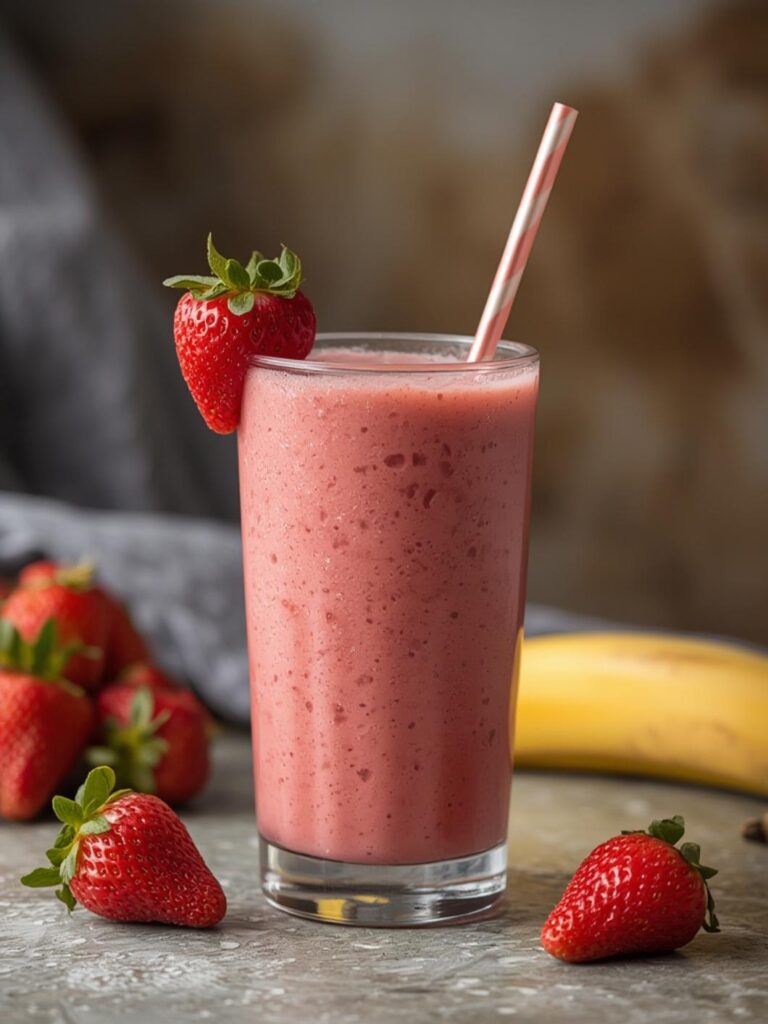 Strawberry Banana Glow Smoothie