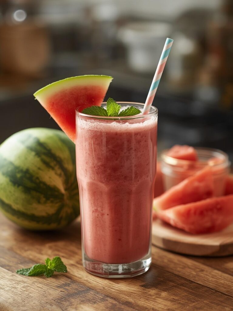 Watermelon Mint Summer Smoothie