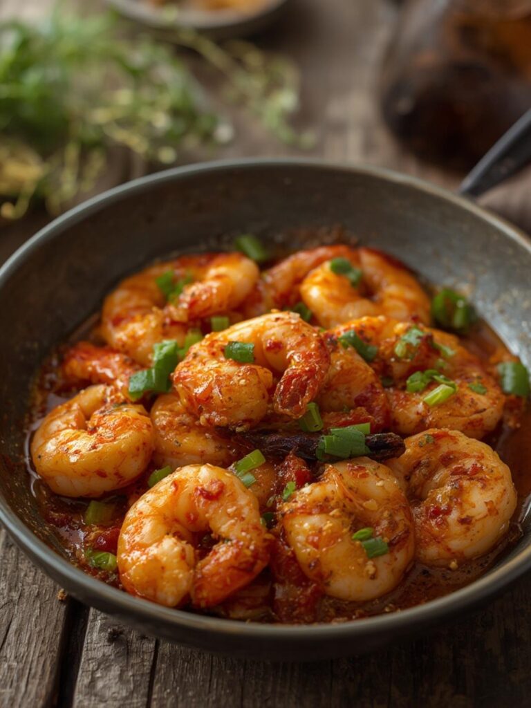 Asian Chilli Garlic Prawns (Shrimp)