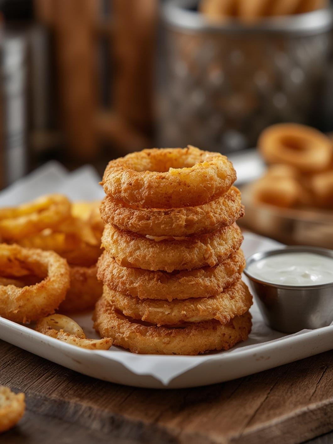 Baked Onion Rings