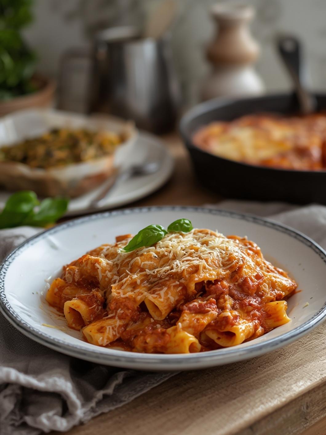 Baked Ziti with Ricotta