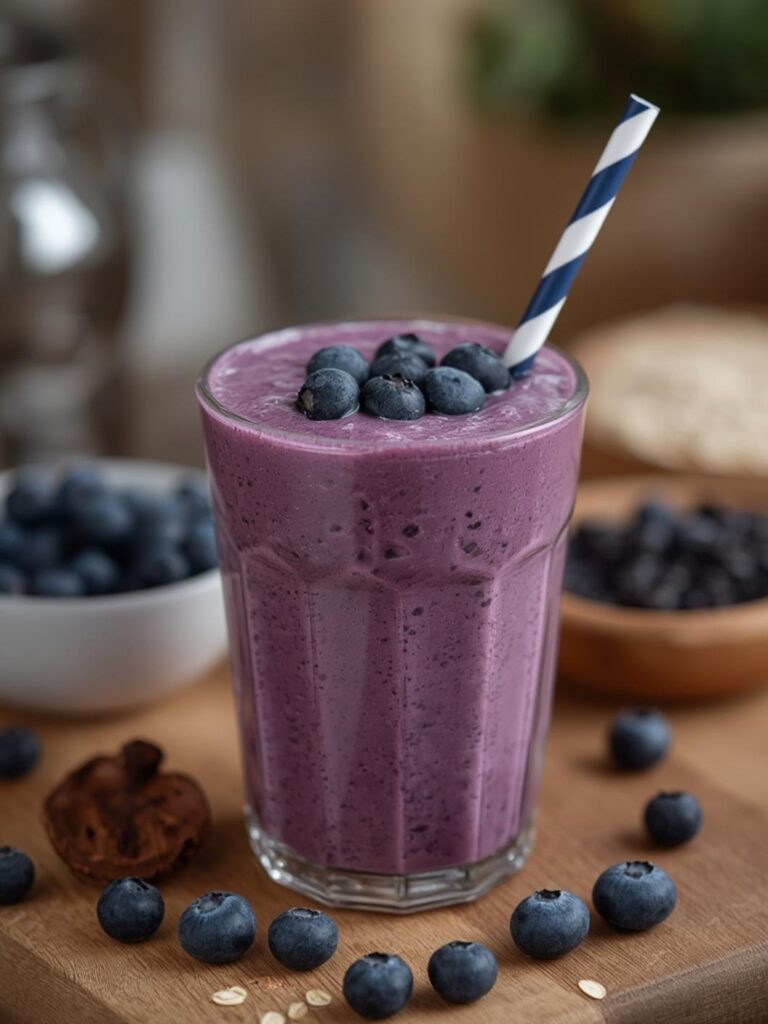 Blueberry Oat Smoothie