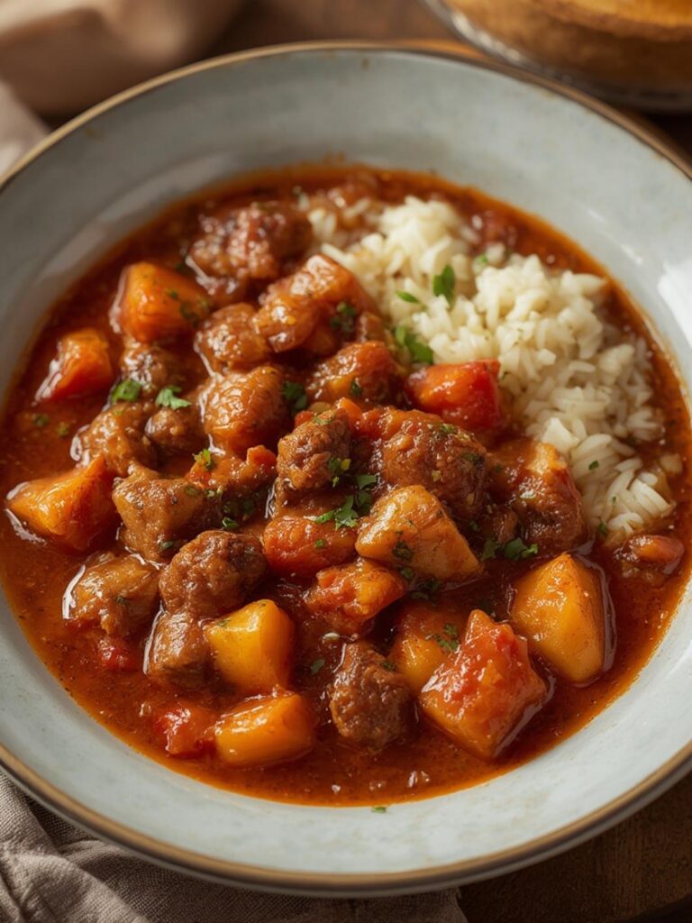 brunswick stew recipe served