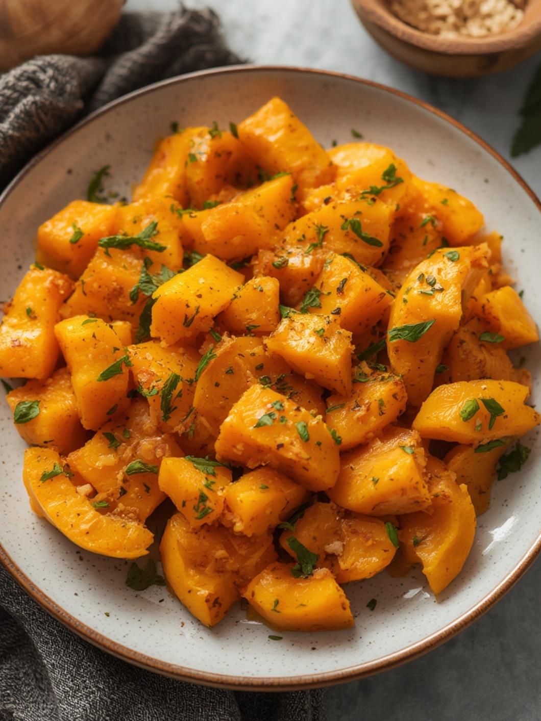 butternut squash served