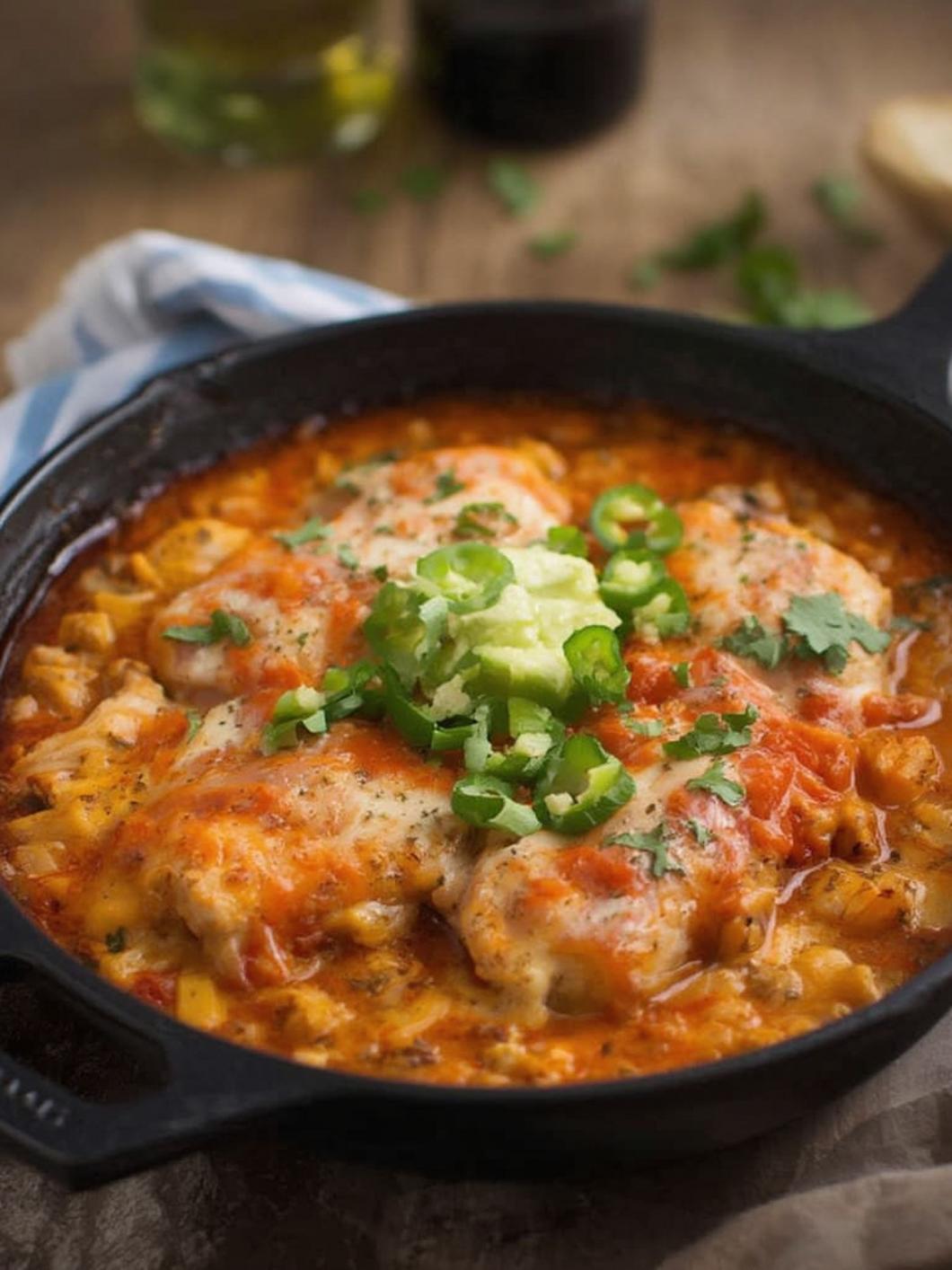 Chicken Enchilada Skillet