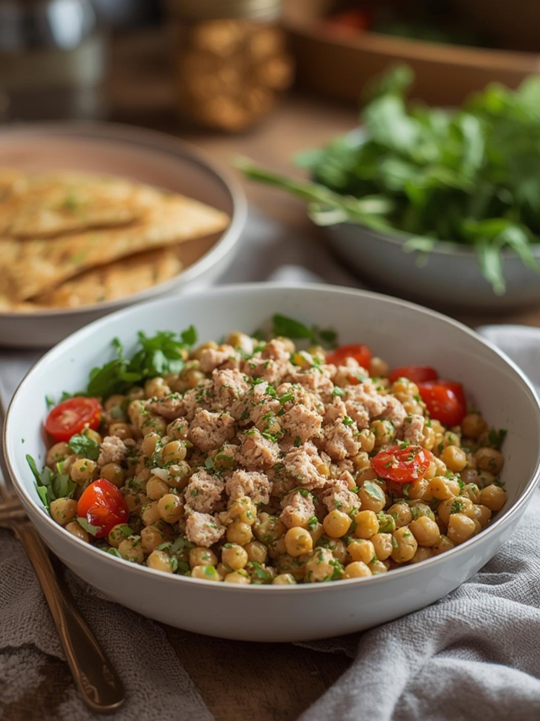 Chickpea Tuna Salad