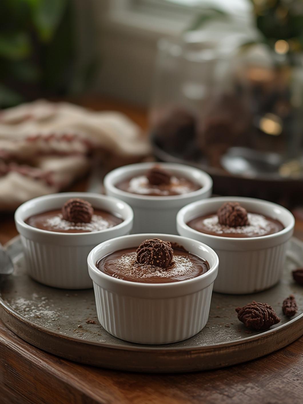 Chocolate Pudding Pots