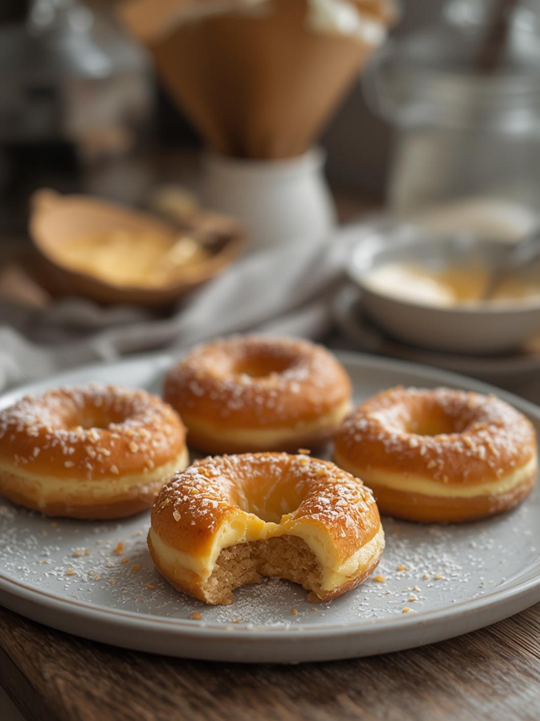 Crème Brûlée Donuts