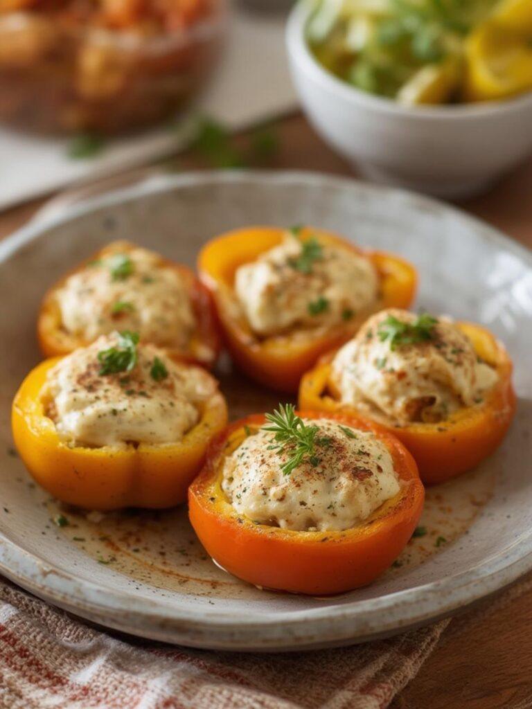 Cream Cheese Stuffed Mini Peppers