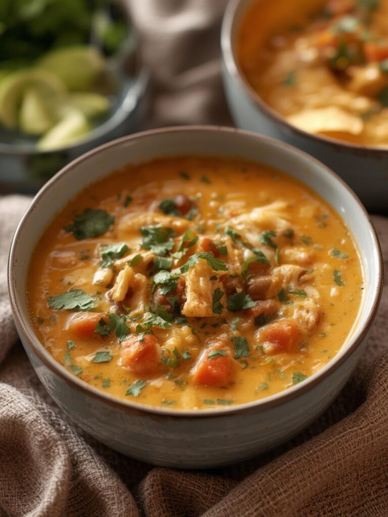 Creamy Chicken Enchilada Soup