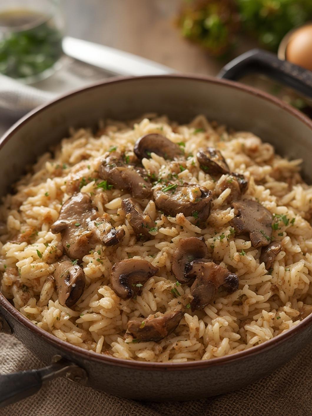 Creamy Mushroom Rice