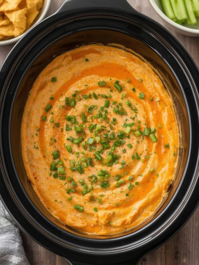 Crockpot Buffalo Chicken Dip Recipe
