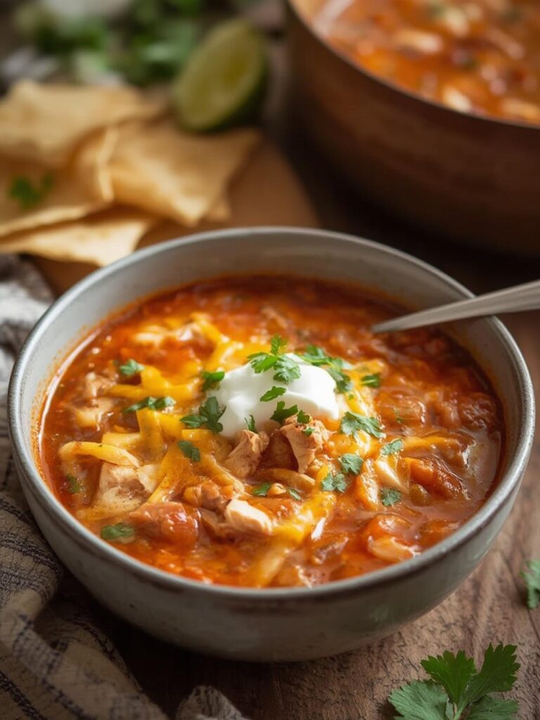 Easy Chicken Tortilla Soup