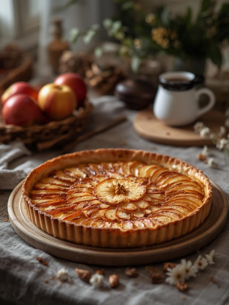 Easy French apple tart