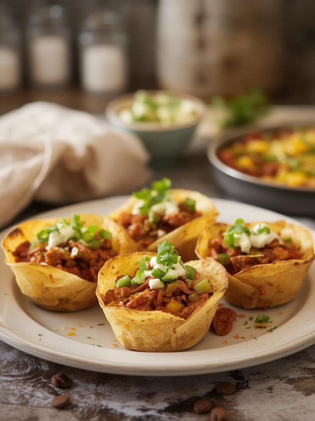 Easy Taco Cups