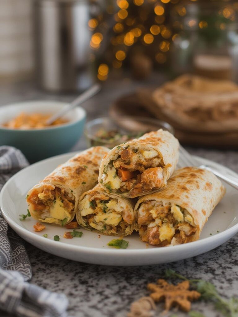 Freezer Breakfast Burritos
