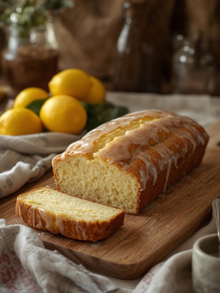 Glazed lemon loaf