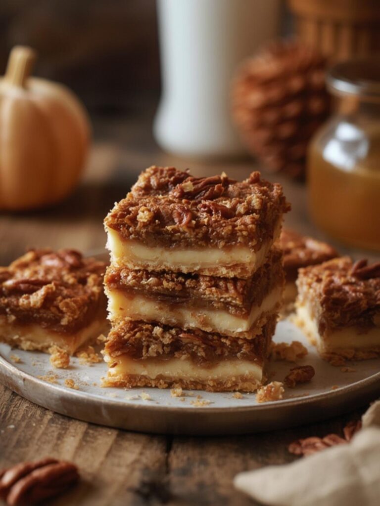 Maple Pecan Pie Bars