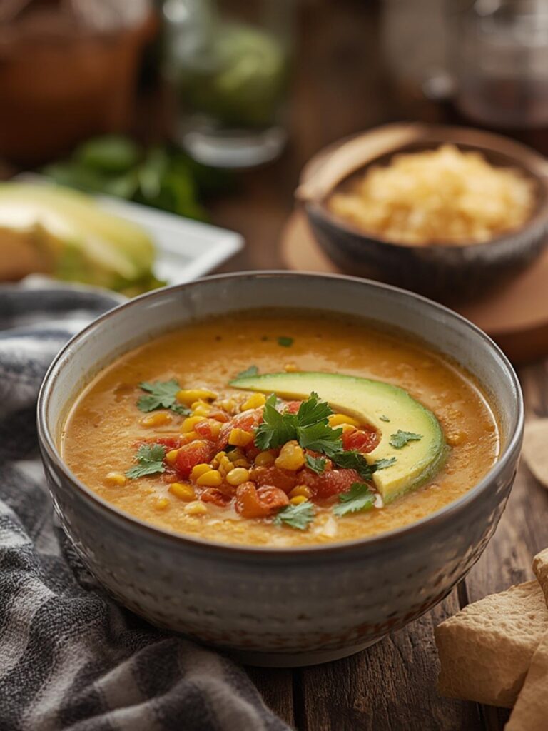 Mexican Street Corn Soup