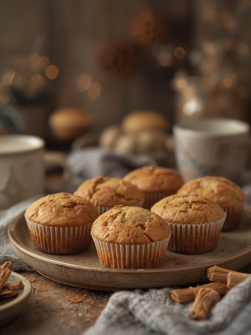 Mini cinnamon muffins