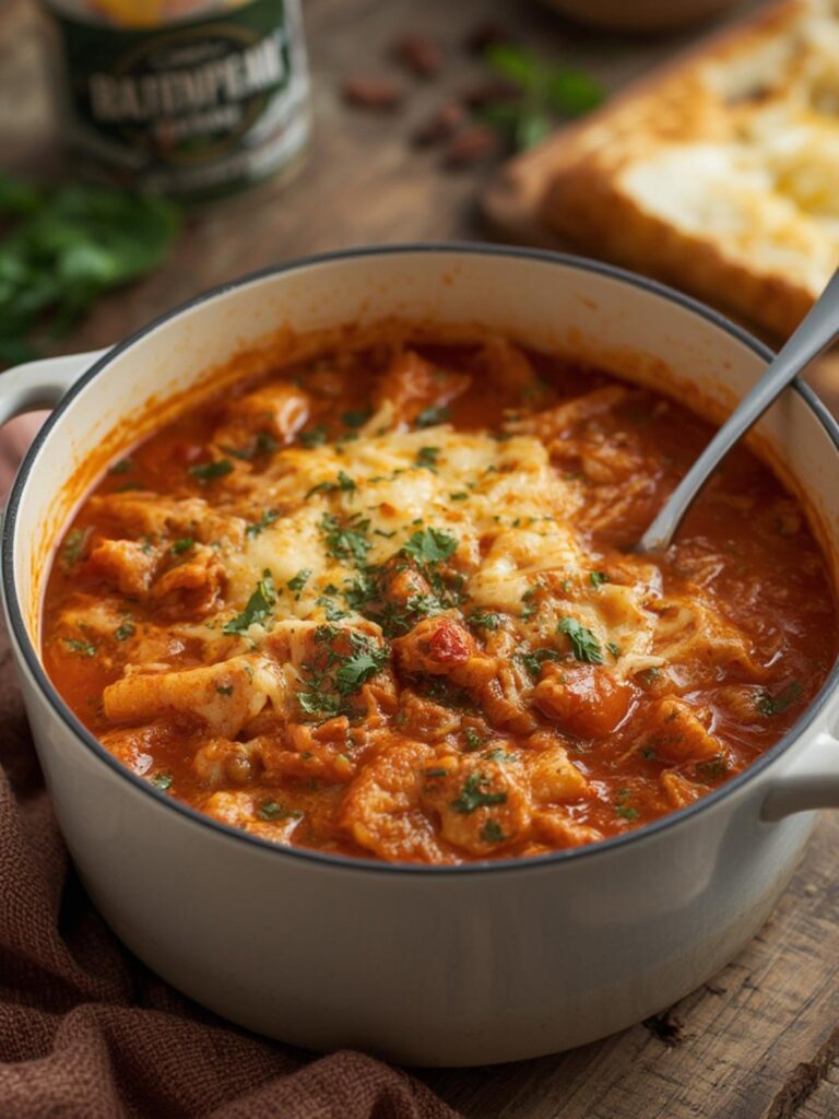 Mouthwatering One Pot Lasagna Soup