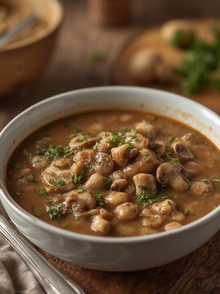 mushroom gravy recipe