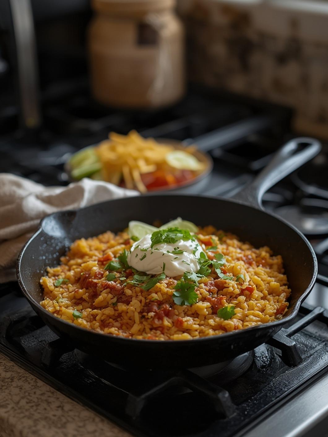One-Pan Taco Rice