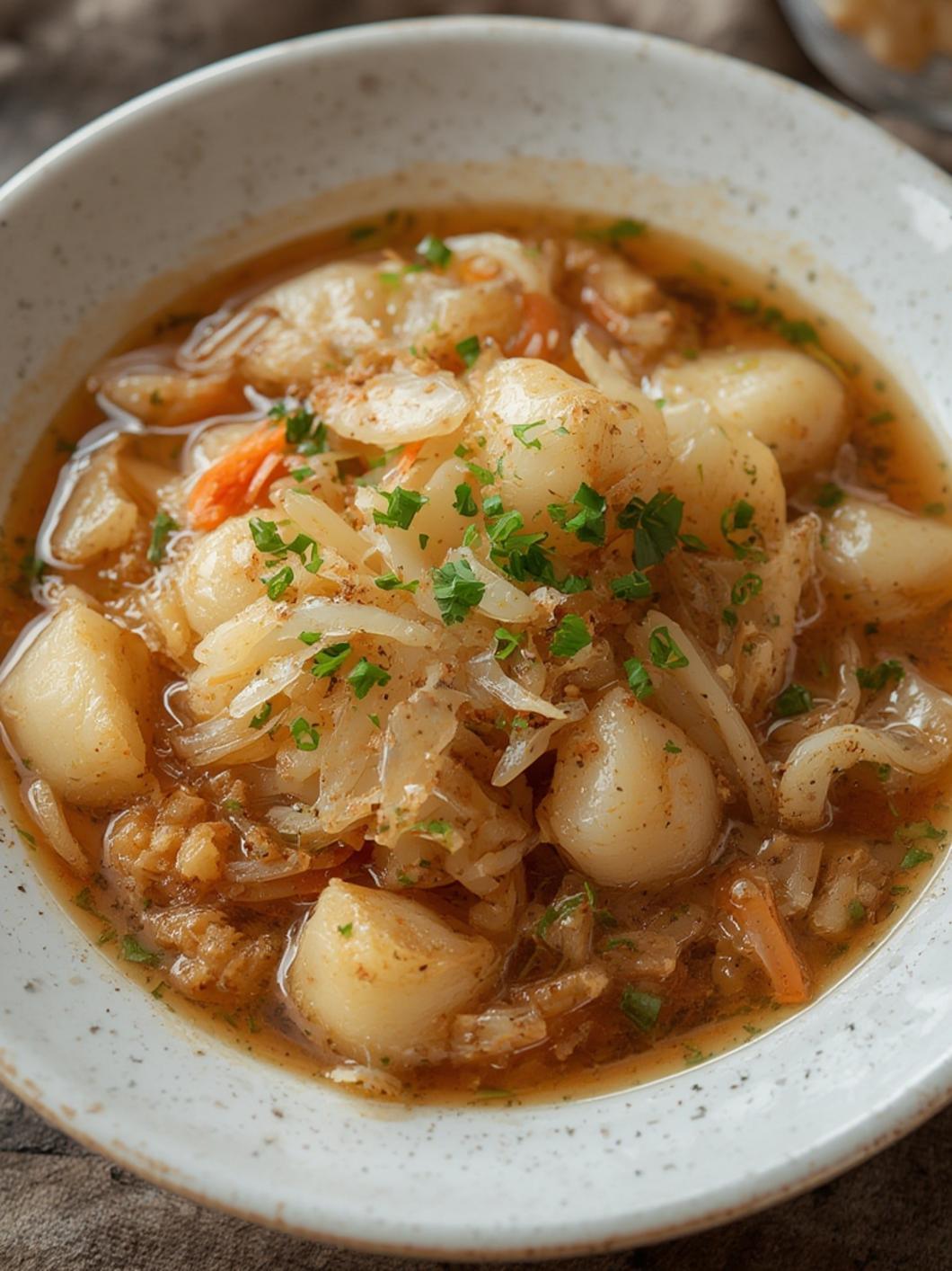 Onion Boil Recipe served