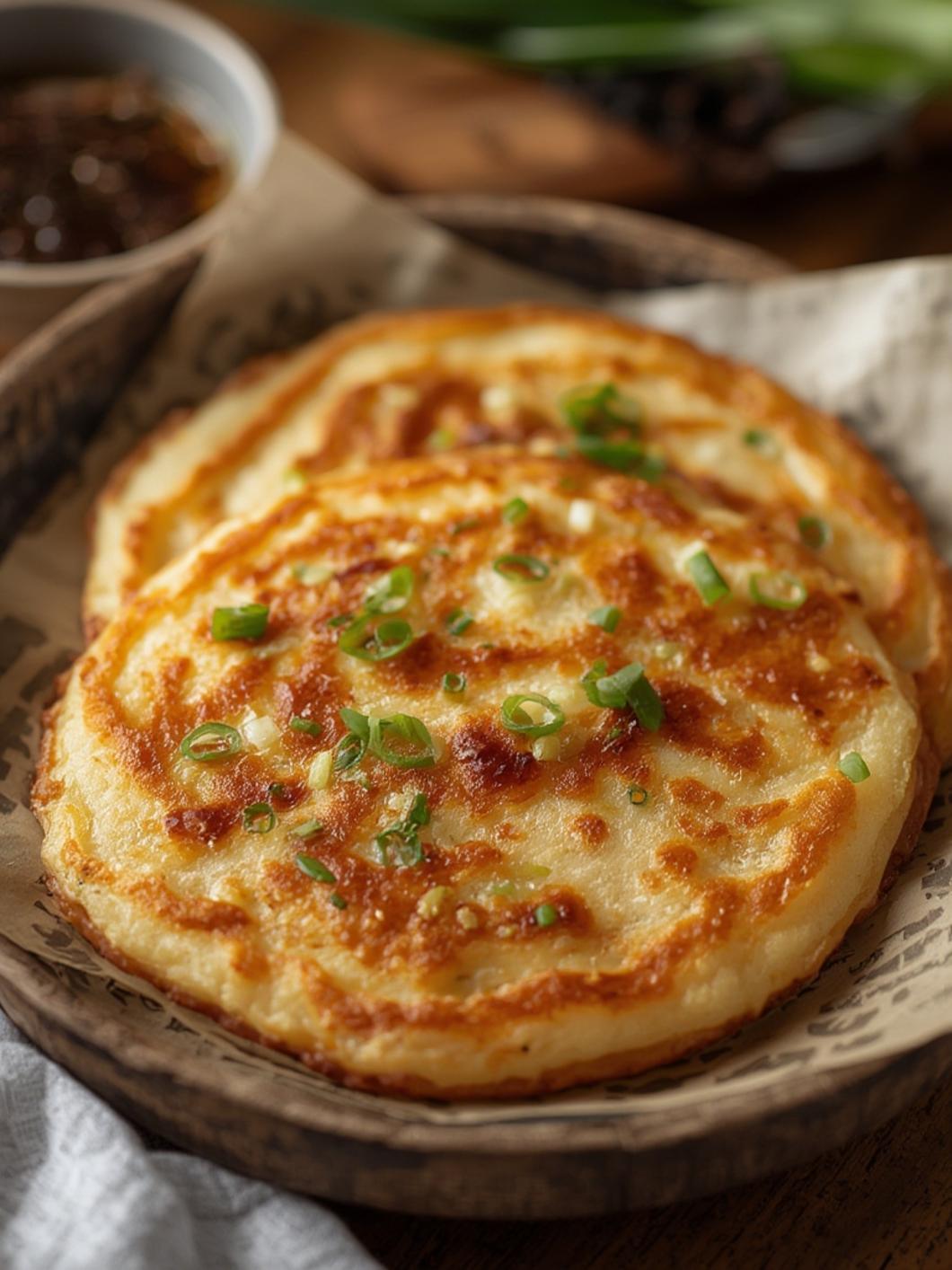 Pajeon (Korean Scallion Pancake)