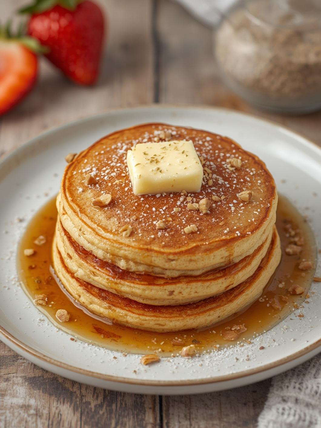 pancake mix recipe served