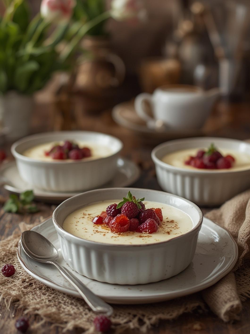 Delicious Panna Cotta Dessert