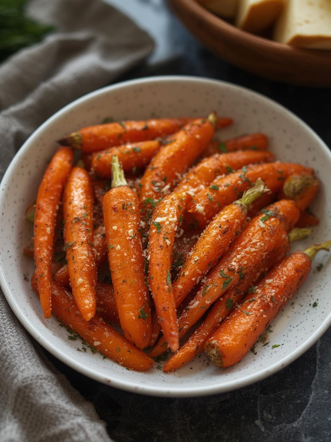 Parmesan Roasted Carrots