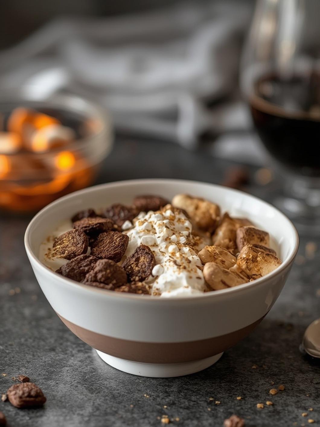 S’mores Campfire Yogurt Bowl