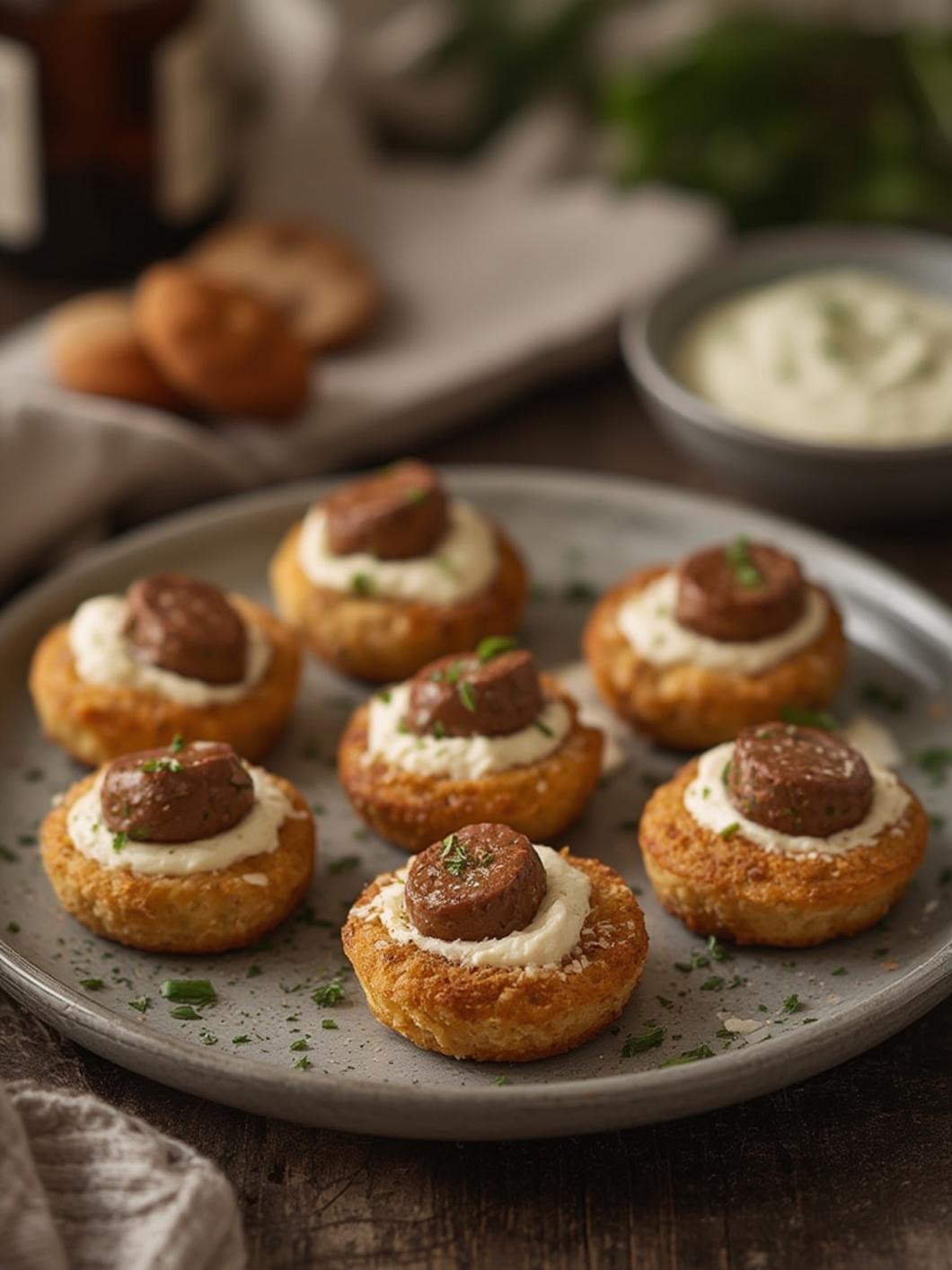 Sausage And Cream Cheese Bites
