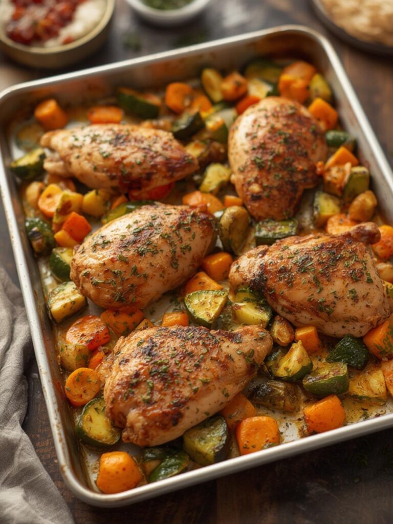 Sheet Pan Chicken & Veggies