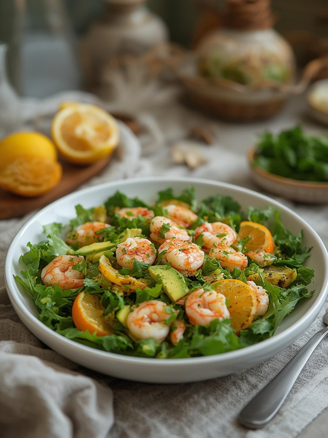 Shrimp & Avocado Citrus Salad